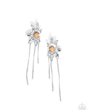 Load image into Gallery viewer, Pearl Panorama Orange Earrings