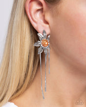 Load image into Gallery viewer, Pearl Panorama Orange Earrings