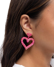Load image into Gallery viewer, Dazzling Deed Pink Earrings