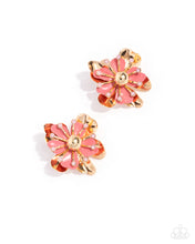 Load image into Gallery viewer, Pleasing Petals Pink Post Earrings