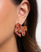 Load image into Gallery viewer, Pleasing Petals Pink Post Earrings