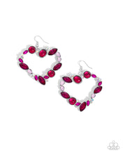 Load image into Gallery viewer, Heart Hierarchy Pink Earrings