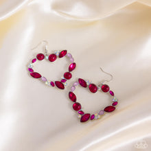 Load image into Gallery viewer, Heart Hierarchy Pink Earrings