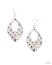 Load image into Gallery viewer, Glittery Gaze Purple Earrings