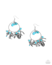 Load image into Gallery viewer, Western Whisper Blue Earrings