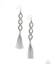 Load image into Gallery viewer, Fringe Fuel White Earrings