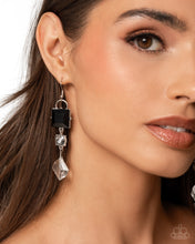 Load image into Gallery viewer, Alluring Assertion Black Earrings