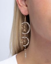 Load image into Gallery viewer, Celestial Cascade Gold Earrings