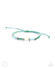 Load image into Gallery viewer, Turtle Task Multi/Blue Anklet