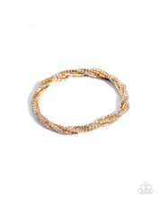 Load image into Gallery viewer, Twisted Triumph Gold Bracelet