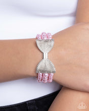 Load image into Gallery viewer, Dapper Dialogue Pink Bracelet