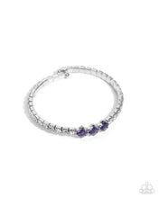 Load image into Gallery viewer, Pointed Production Purple Coil Bracelet