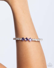 Load image into Gallery viewer, Pointed Production Purple Coil Bracelet