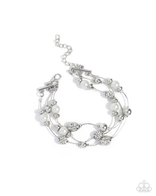 Classy Cruise White Bracelet