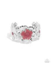 Load image into Gallery viewer, Floral Foundation Pink Cuff Bracelet