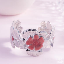Load image into Gallery viewer, Floral Foundation Pink Cuff Bracelet