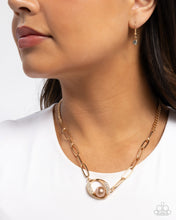 Load image into Gallery viewer, Tilted Tutor Brown Necklace