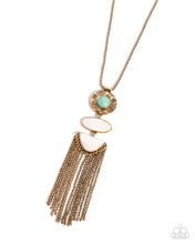 Load image into Gallery viewer, Textured Tourist Gold Necklace