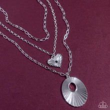Load image into Gallery viewer, Sunburst Stage Silver Necklace