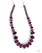 Load image into Gallery viewer, Swift Shimmer Purple Necklace
