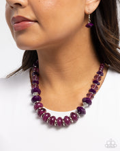 Load image into Gallery viewer, Swift Shimmer Purple Necklace
