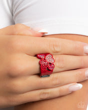 Load image into Gallery viewer, Honorable Hearts Red Ring