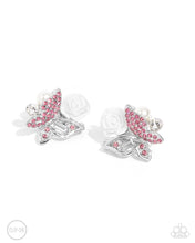 Load image into Gallery viewer, Fanciful Facade Pink Clip On Earrings