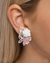 Load image into Gallery viewer, Fanciful Facade Pink Clip On Earrings