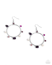 Load image into Gallery viewer, Tailored Treasure Purple Earrings