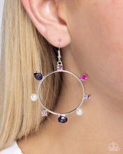 Load image into Gallery viewer, Tailored Treasure Purple Earrings