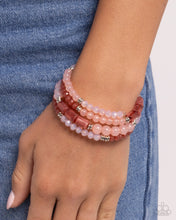 Load image into Gallery viewer, Defaced Dance Pink Coil Bracelet