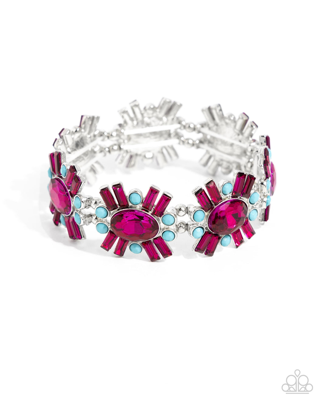 Bewildering Bling Pink Bracelet