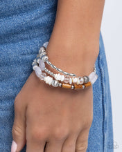 Load image into Gallery viewer, Feeling Alive White Coil Bracelet
