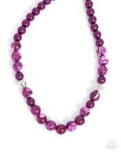 Load image into Gallery viewer, Showroom Swirl Purple Necklace