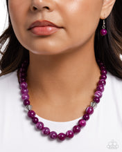 Load image into Gallery viewer, Showroom Swirl Purple Necklace