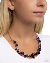 Load image into Gallery viewer, Settled Shimmer Purple Necklace