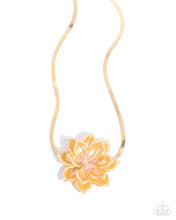 Load image into Gallery viewer, Banquet Blossom Yellow Necklace