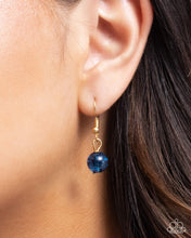 Load image into Gallery viewer, Crackling Chic Blue Necklace