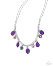 Load image into Gallery viewer, Fancy Finish Purple Necklace