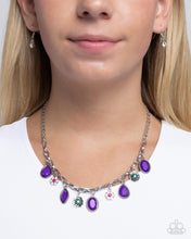Load image into Gallery viewer, Fancy Finish Purple Necklace