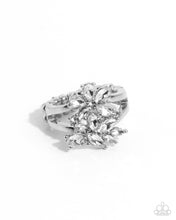 Load image into Gallery viewer, Roundabout Refinement White Skinny Band Ring