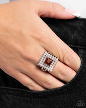 Load image into Gallery viewer, Sovereign Square Brown Skinny Band Ring