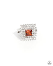 Load image into Gallery viewer, Sovereign Square Brown Skinny Band Ring