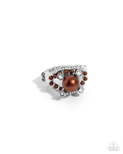 Load image into Gallery viewer, Pearl Prototype Brown Skinny Band Ring