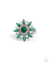 Load image into Gallery viewer, Forge Ahead Green Skinny Band Ring