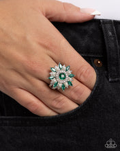 Load image into Gallery viewer, Forge Ahead Green Skinny Band Ring