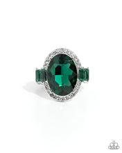 Load image into Gallery viewer, Stubborn Shimmer Green Skinny Band Ring