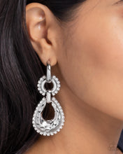 Load image into Gallery viewer, Hammered Highway White Earring