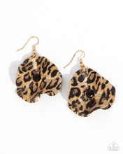 Load image into Gallery viewer, Legendary Leopard Black Earrings