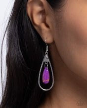 Load image into Gallery viewer, Neatly Natural Purple Earrings